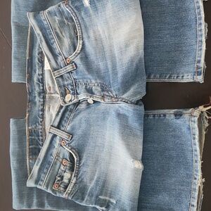 Lucky Brand Dream Jean Women's Blue Distressed Jeans